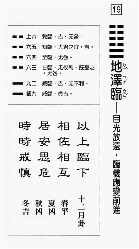 地澤臨事業|《易經》第19卦 : 地澤臨 (坤上兌下)，感情、事業、運勢